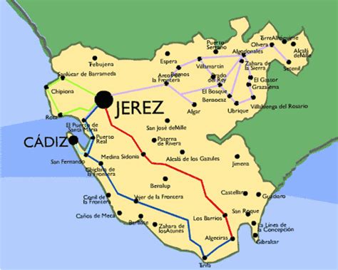 Rutas desde Jerez de la Frontera