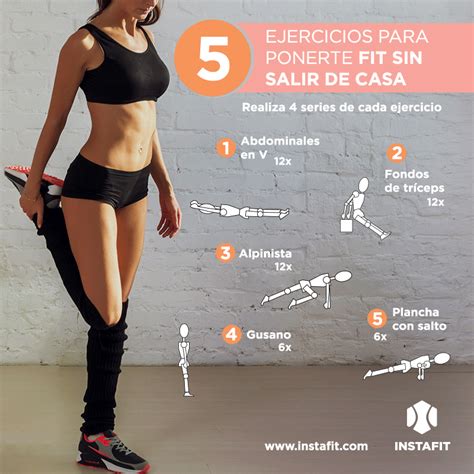 Rutina para hacer en casa #workout | EJERCICIO | Pinterest ...