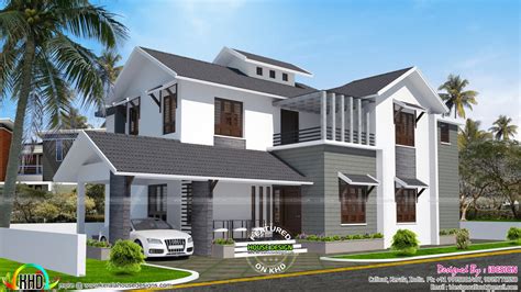 ₹18 lakh cost estimated remodeling home plan   Kerala home ...