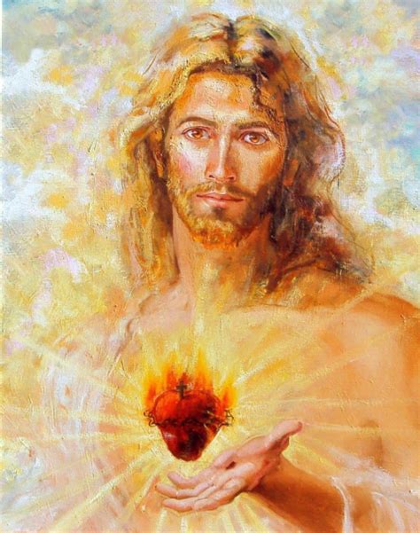 Sacred Heart of Jesus Painting by Joseph Fanelli By far ...
