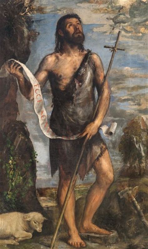 Saint John Baptist, by Titian   International Art Portal Huma3