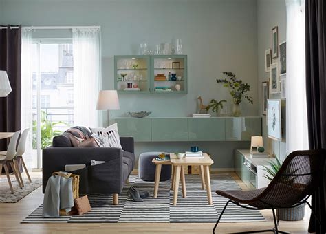 Salones Ikea Fotos. Simple Sala De Estar De Color Azul Y ...