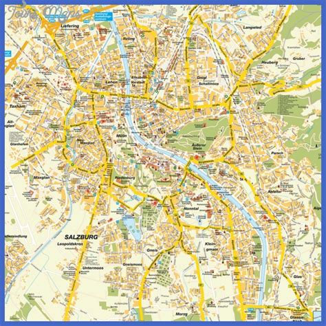 SALZBURG MAP   ToursMaps.com