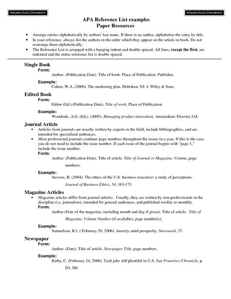 Sample Reference List for Research Paper   Bamboodownunder.com