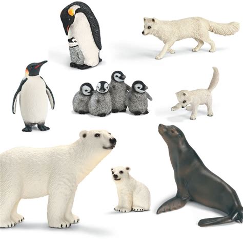 Sample Toy Library | E351: Schleich Arctic Animal Set