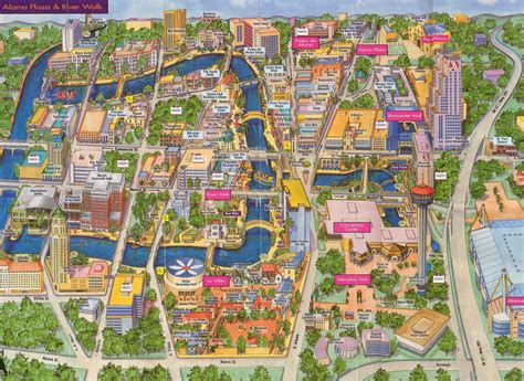 San Antonio Riverwalk Restaurants Map | Best Restaurants ...