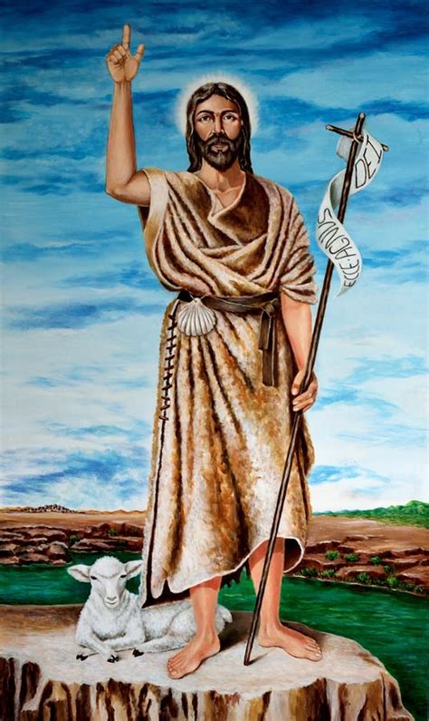 San Juan Bautista Painting by Edgar Torres