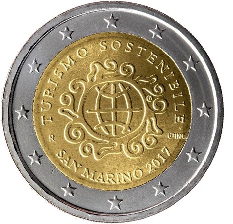 San Marino moneda de 2€ cc 2017 por el Turismo Sostenible ...