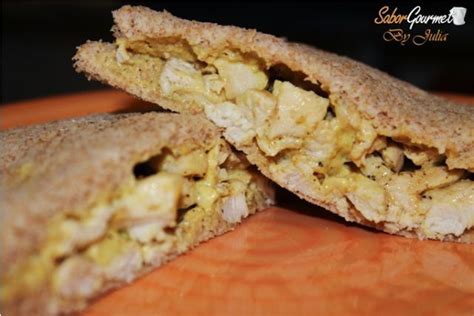 Sandwich de Pollo al curry  Inspiración Rodilla ...