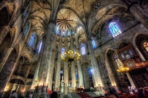 Santa María del Mar, Barcelona  Spain  HDR | Flickr ...