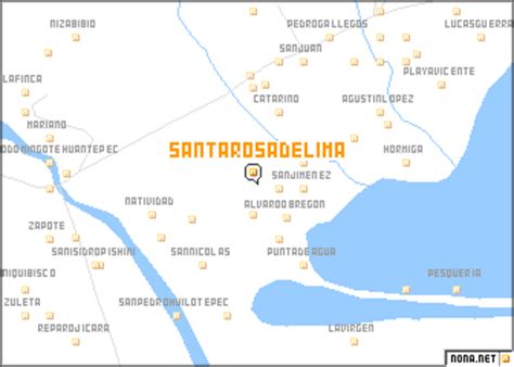 Santa Rosa de Lima  Mexico  map   nona.net