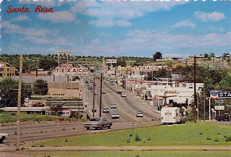 Santa Rosa, NM ca. 1970 | Route 66 through Santa Rosa, NM ...