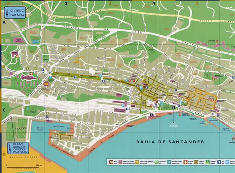 Santander   plan de la ciudad | Mapas imprimidos de ...
