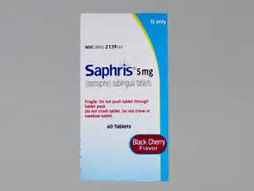 Saphris  black cherry  sublingual Drug information on Uses ...