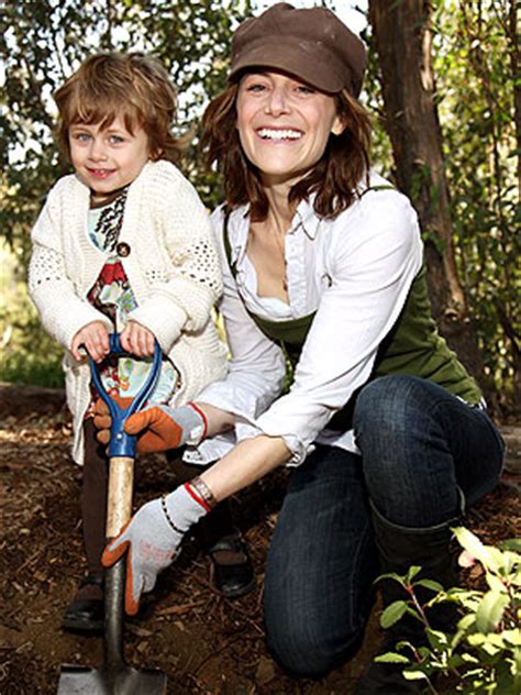 Sarah Clarke and Olwyn Dig In – Moms & Babies – Celebrity ...