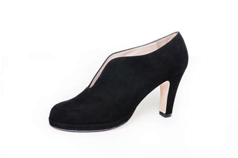 Sarah Wide Fit Shoe Boot   Black Suede | Sargasso & Grey