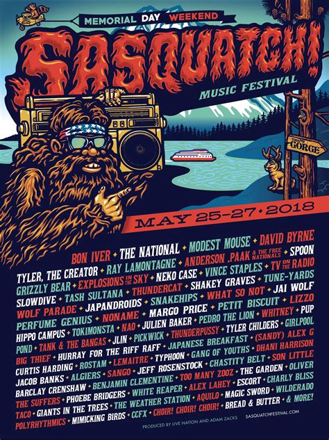 Sasquatch 2018 to Host Bon Iver, Modest Mouse, The ...