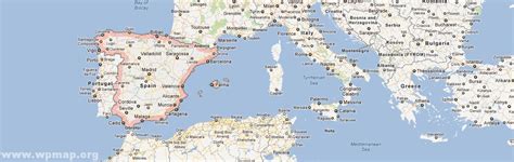 satellite map of spain photos   Map Pictures