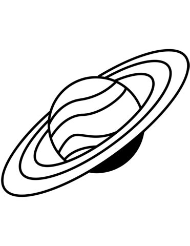 Saturn coloring page | Free Printable Coloring Pages
