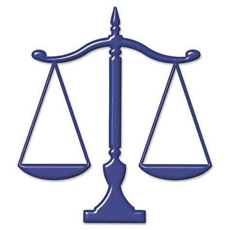 Scales of Justice Plastic Sign Symbol   All Sizes & Colors ...