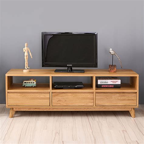 Scandinavian modern Japanese style wood TV cabinet IKEA TV ...