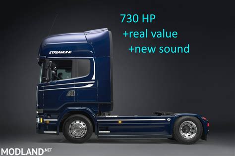 Scania R & S730 engine factory settings and sound mod for ...