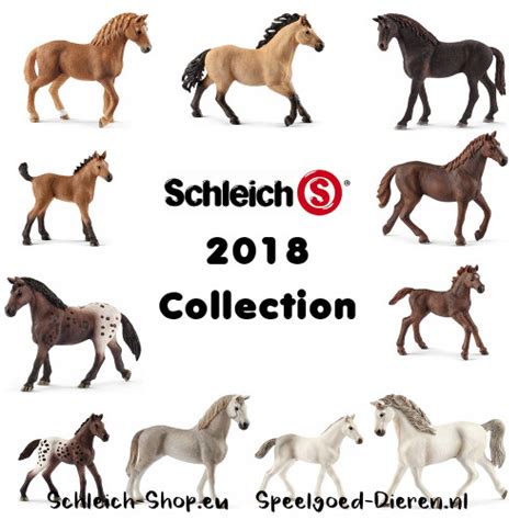 Schleich 11 new horses 2018   Speelgoed Dieren