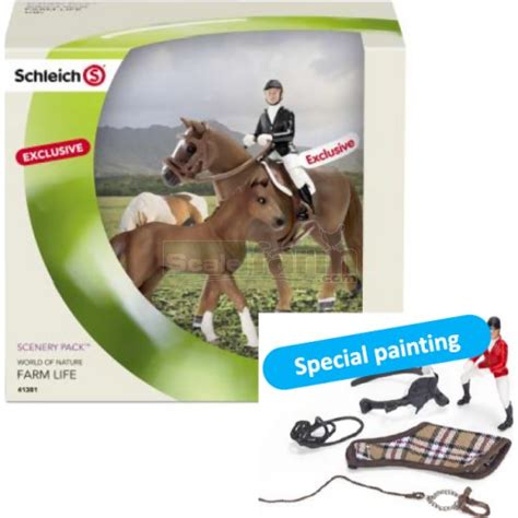 Schleich 41381   Scenery Pack Show Jumping  Set of Horse ...