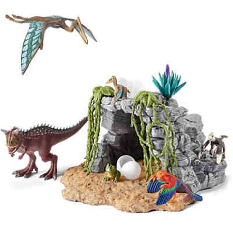 Schleich 42305 Dinosaurs: Riesenvulkan mit T Rex, Schleich ...