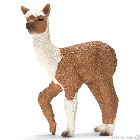 Schleich Alpaca Foal  Cria  Farm Life Animals Toy Figurine