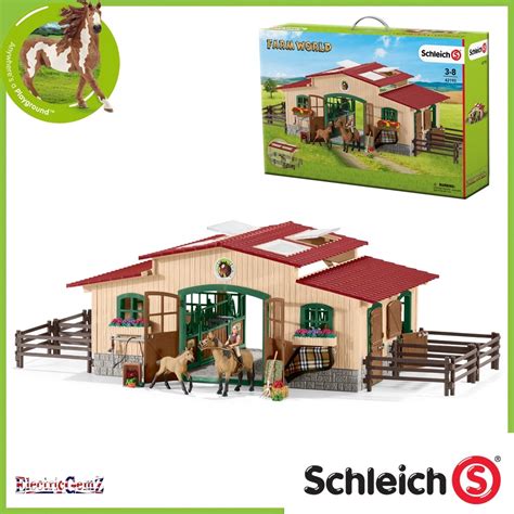 Schleich Farm Life Farm World Stable with Horses and ...