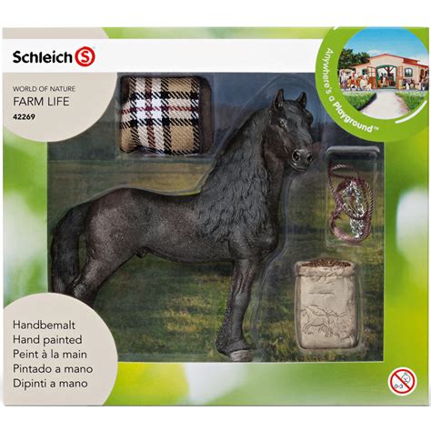 Schleich Farm Life Frisian Horse Care Set NEW
