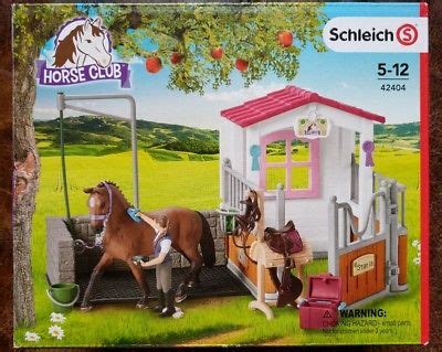 SCHLEICH HORSE Club. Horse Wash Area With Horse Stall ...