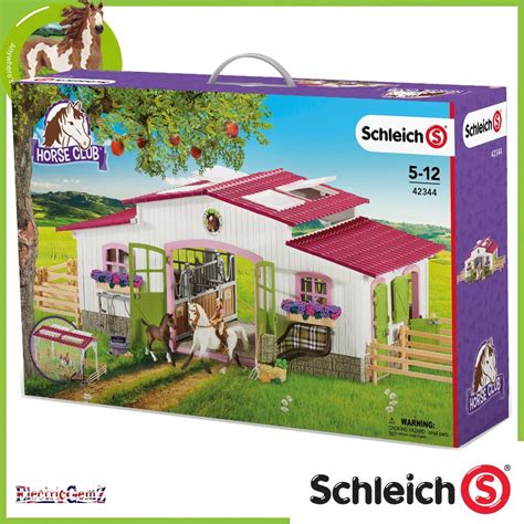 Schleich Horse Club Riding Centre with Rider and Horses