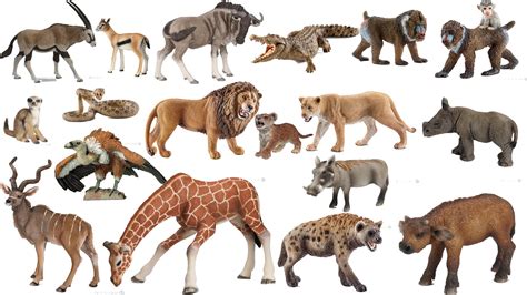 Schleich Papo 20 Animals African Savanna Safari ZOO Toys ...