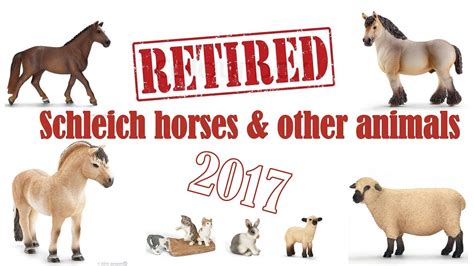 Schleich retired horses & other animals 2017 ~ Collector ...