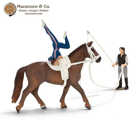 Schleich Vaulting Set for Horse Figurine   Macanoco and Co.