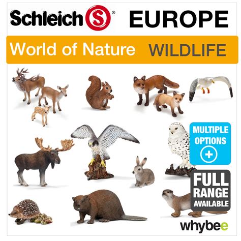 SCHLEICH WORLD OF NATURE EUROPE ANIMAL TOYS & FIGURES ...