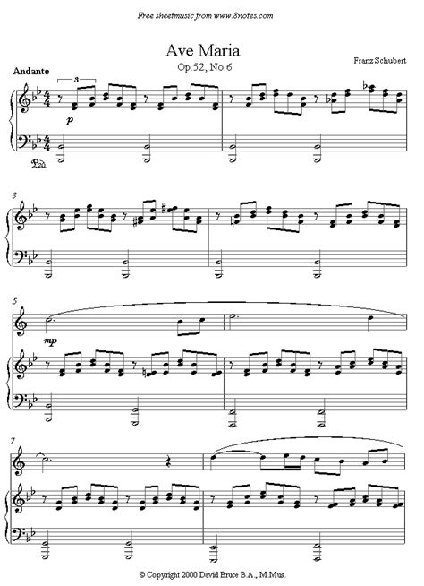 Schubert   Ave Maria sheet music for Clarinet | Music ...