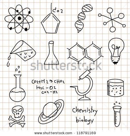 Science icons doodles vector set   stock vector | Nursing ...
