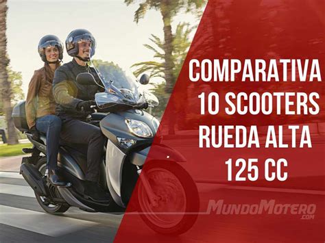 Scooters de rueda alta de 125cc   Comparativa 10 modelos ...