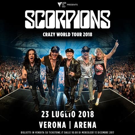 SCORPIONS   Una data a Verona a luglio 2018   Loud and Proud