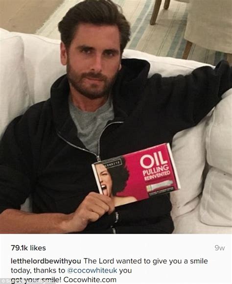 Scott Disick  copies and pastes  Instagram product ...
