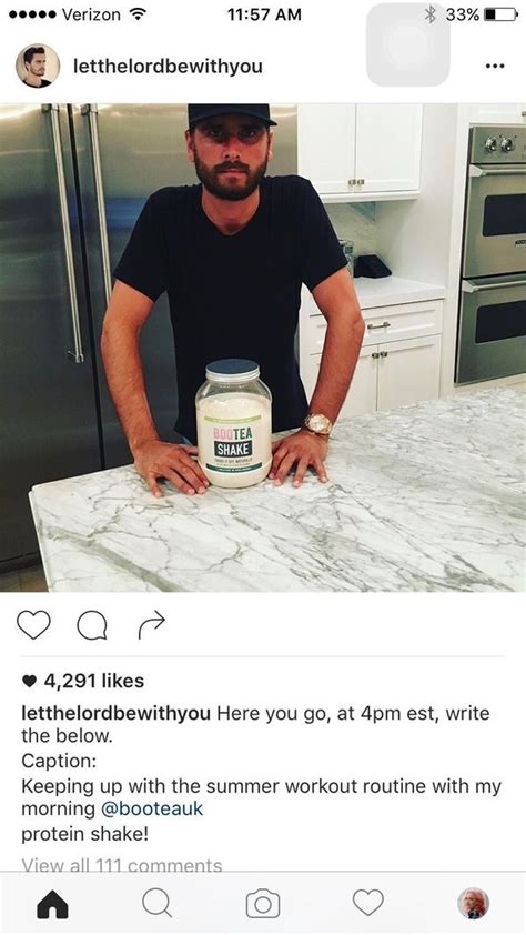 Scott Disick Goofed Up His Sponsored Instagram Post