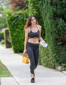 Scout Willis leaving her gym in LA