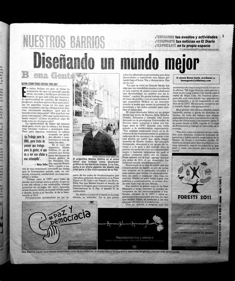 “Diseñando un Mundo Mejor” Entrevista El Diario La Prensa ...