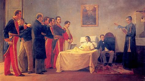 Se conmemoran 186 años de la muerte de Simón Bolívar