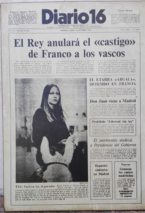 Se cumple el 40 aniversario de Diario 16   Sabemos Digital