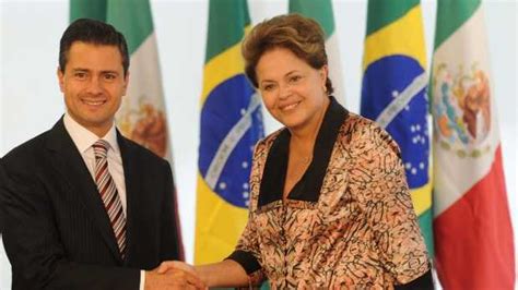 Se reúne Peña Nieto con Dilma Rousseff en Brasilia