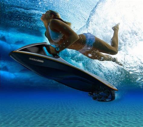 Sea doo, Underwater and Electric on Pinterest